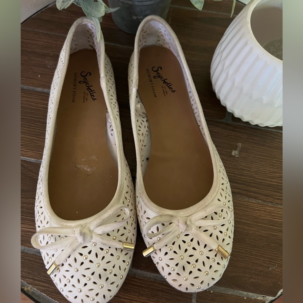 Seychelles Women's White Ballet Flats